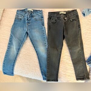 Stylish Blue and Black Kid’s Jeans